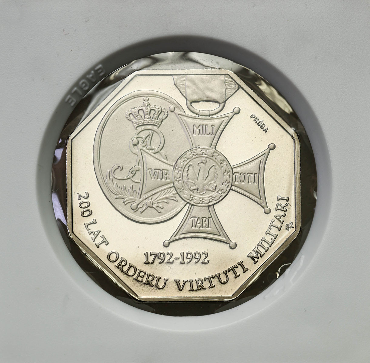 III RP. PRÓBA Nikiel 50 000 złotych 1992 – Virtuti